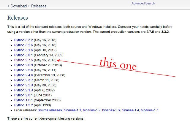 List of Python releases on the official website